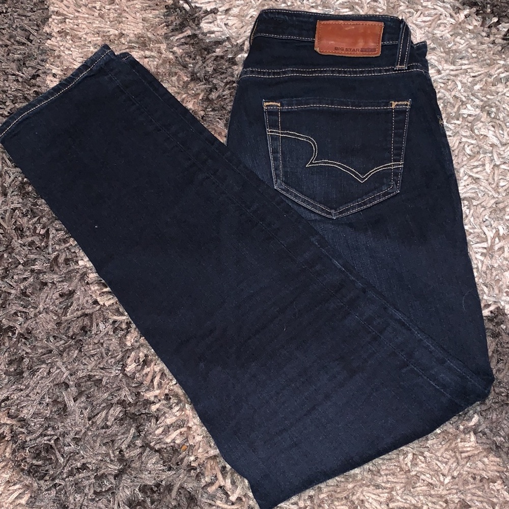 Big Star 1974 Maddie Skinny Mid Rise Fit size 27R inseam 31 good cond